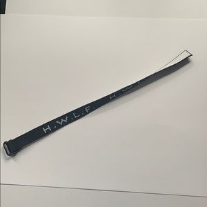 black HWLF bracelet